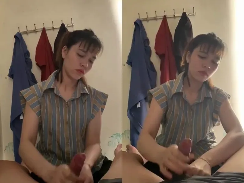 Anh trai đi vắng, ép người yêu của anh trai sục buồi xuất tinh